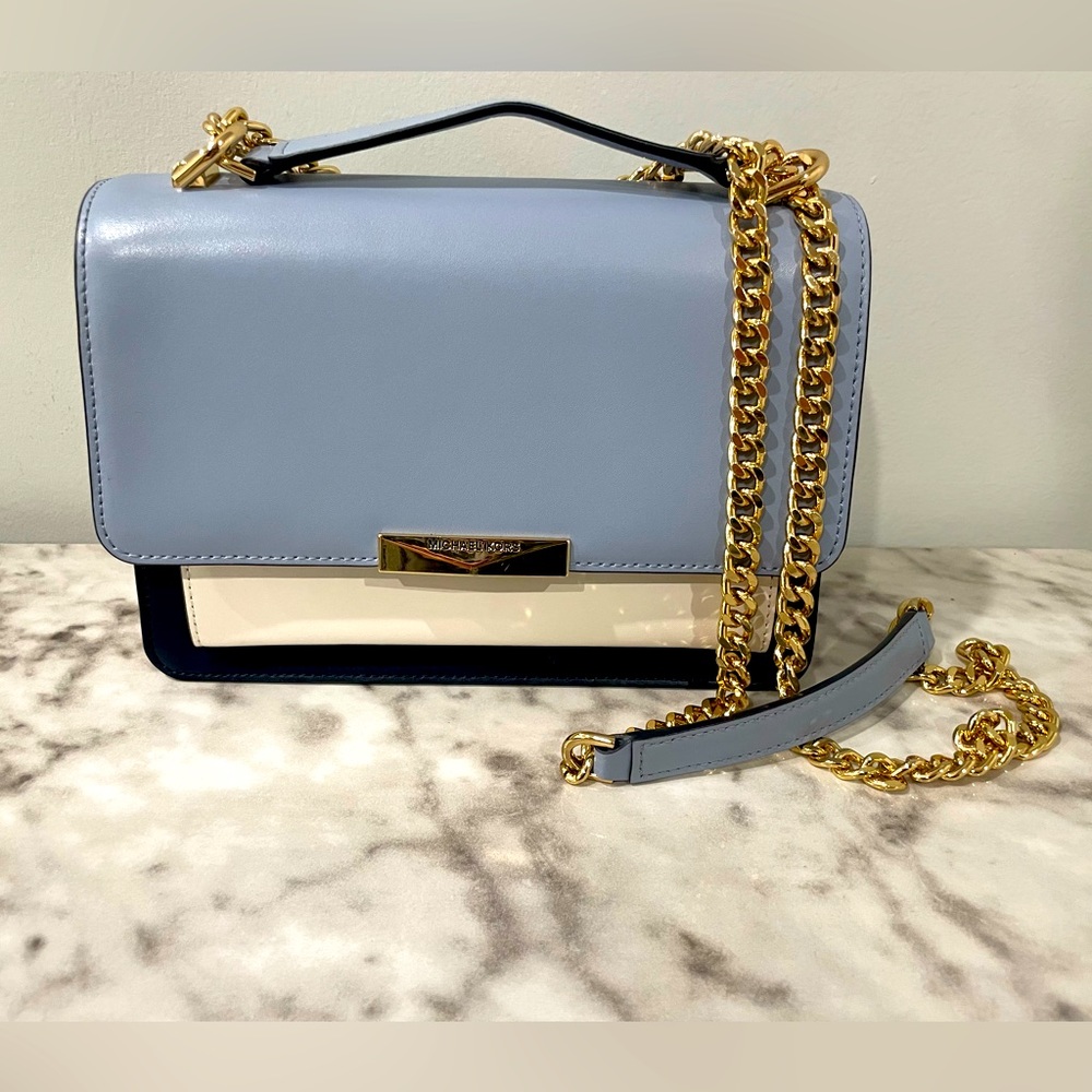 Michael Kors Jade Large gusset shoulder bag